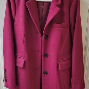 Women's Michael Kors Wool Blend Coat - Medium - Azalea